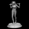 19 FDM.jpg Harley Quinn Suicide Squad Model Printing Miniature Assembly File STL-OBJ for 3D Printing two size 1: 4 for FDM-FFF 1: 10 for DLP-SLA-SLS