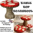 Mushroom-Table-IMG.jpg Tabletop Toadstool - Cottagecore Fungi Mushroom Table for Home and Office