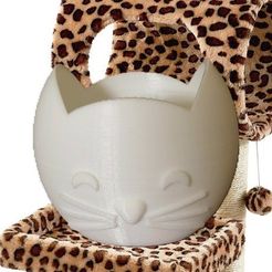 afea4bf608f837a9ef8390c4bc216e9c_preview_featured.jpg Archivo STL gratis Gato Vasija・Modelo imprimible en 3D para descargar