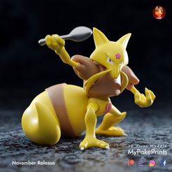 kadabra-col1-copy.jpg Файл 3D Кадабра - экстрасенс с предварительной поддержкой・Дизайн 3D принтера для загрузки