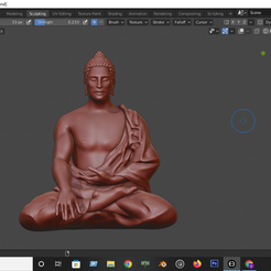 Screenshot-721.png STL file lord Buddha statue 3d printable model・3D print model to download, rajdip553