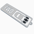 4-FWDa.png Forza Motorsport - Drive Train Types Keychain