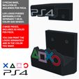 2.jpg PS4 WALL BRACKET ALL VERSIONS - LOGOS INCLUDED