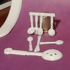 il_fullxfull.4898795673_hydq.jpg Serving Utensils and holder - Dollhouse Kitchen -  12th scale