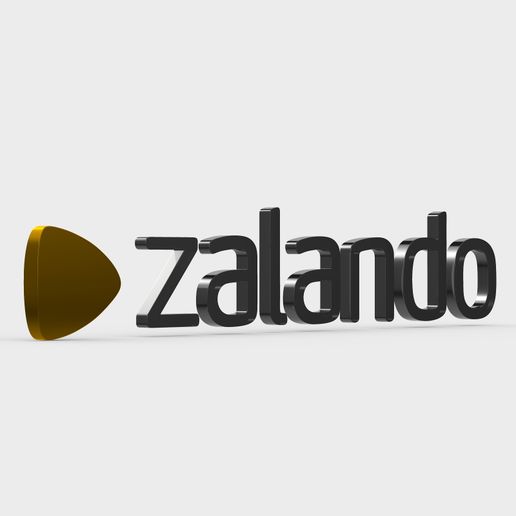 🎭 logo de zalando・Archivo STL para ・Cults
