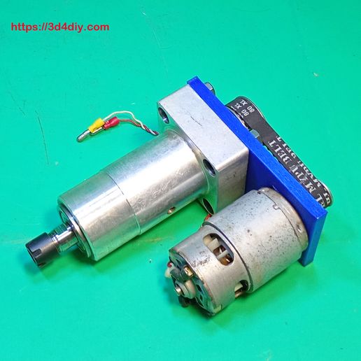 Spindle Milling Homemade ER11 BLDC Brushed Motor DIY