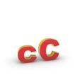Cc.jpg 3d print - LETTERS - "c" and "C"  250mm
