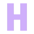 H3.stl Schriftzug Hamburg