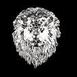 1.jpg Lion head bar relief