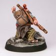 Dwarven-Monk-Painted-DandD-Back.jpeg Dwarven Monk - 28mm Figure