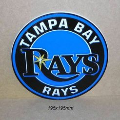 tampa-bay-rays-baseball-team-cartel-letrero-rotulo-impresion3d-camiseta.jpg Tampa By Rays, Baseball, Mannschaft, Poster, Zeichen, Schild, print3d, Ball, Lauf, Werfen