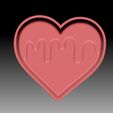 DrippyHeart-VACUUM-PIECE.jpg Fichier STL MOULE POUR BOMBE DE BAIN COEUR GOUTTE À GOUTTE・Modèle imprimable en 3D à télécharger