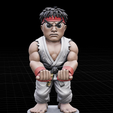 porte-Manette-street-fitghrt-01.png 🥋🔥 Ryu - Inspirado em Street Fighter | Figura 3D de suporte de cabo (Fan-Art)