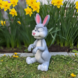 3dprinted_cartoon_easterbunny_04.png Cartoon Bunny for your Garden