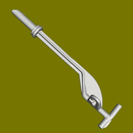 Gas tank hatch rod Toyota Avensis , 2005 3D model