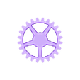 TE Face Drive Gear 24T 2.STL Triaxial Motorized