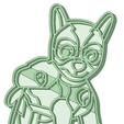 Chase_e.png Mighty Pups Chase cookie cutter
