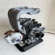 IMG_4775.jpg Display Stand For Mazda RX7 Wankel Rotary Engine 13B-REW by ericthepoolboy