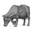 3D-Print-Ready-Cow-Eating-Pose-05.jpg Food Eating Cow 3D Print Model