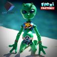 Flexi-Factory-Dan-Sopala-Anycubic-Alien-_11.jpg Free STL file Anycubic Flexi Print-in-Place Alien・3D printing design to download, FlexiFactory