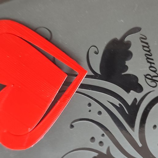 Bookmark heart 3D model