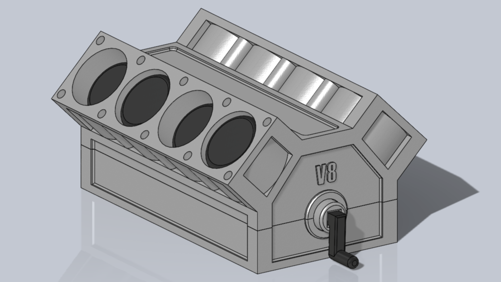 Archivo STL gratis Motor V8 (funcional)・Diseño por impresión en 3D para ...