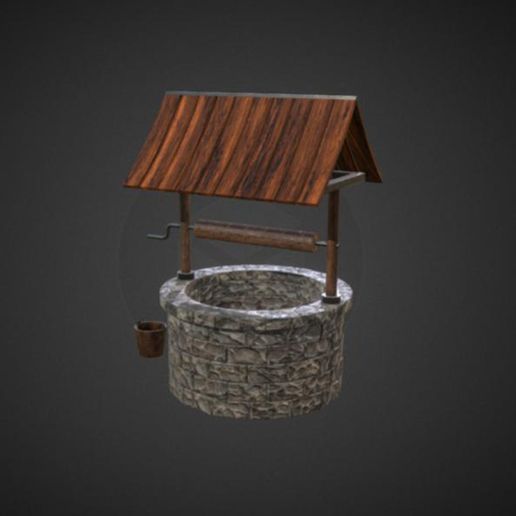 accecories diorama well 3D model
