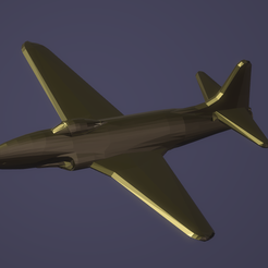 f80New.png Free STL file Lockheed F-80C Shooting Star・3D printable model to download