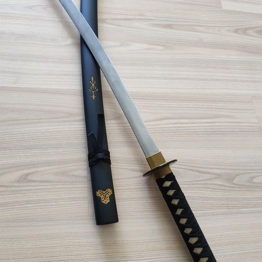 IMG_20190126_110426.jpg Fichier STL gratuit Katana Étai pour épée avec support pour épée・Design pour imprimante 3D à télécharger, lmbcruz