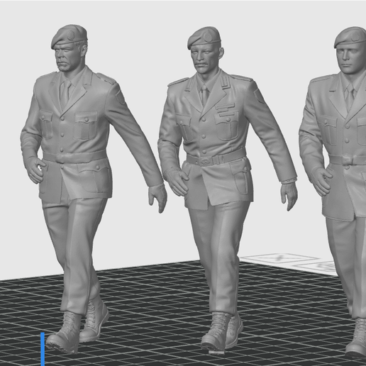 1/16 3 Bundeswehrsoldaten formaldienst