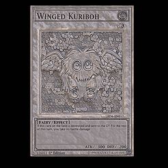 20221228_020453.jpg Fichier 3D Carte YuGiOh : WingedKuriboh(high Poly)・Modèle imprimable en 3D à télécharger