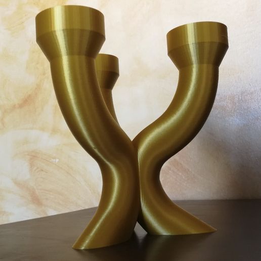 chandelier05.jpg STL file Decorative candle holder, tealight candle・3D print model to download, jmmprog