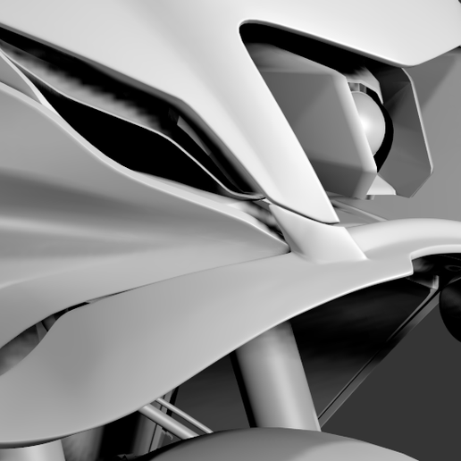 🏍️ Yamaha YZF-R7 Front Winglet MODEL 3D・ STL File for 3D printing・Cults