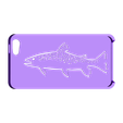 iPhone5sCaseBrookTrout_-_Part_1.stl Free STL file Mountain Brook Trout, iPhone 5/5S Case・3D printable model to download, ShookIdeas