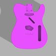 purple.png Standard Fender Telecaster Body
