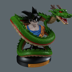 Schermata-2022-03-07-alle-17.43.00.png Dragonball Son Goku bust - STL 3d printing file 3D print model