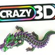 Crazy3D_Dragon_big_1.jpg Ultra articulated Dragon - Big 270mm