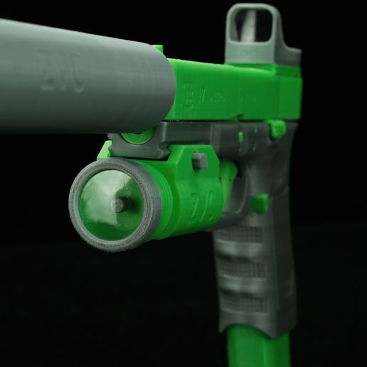toys gun Glock 17 3D model