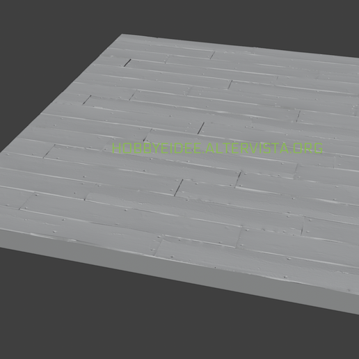 🪵 Wooden floor platform V3・ STL File for 3D printing・Cults