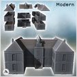 2.jpg Modern building with bell towers, two wings and access staircase (1) - Modern WW2 WW1 World War Diaroma Wargaming RPG Mini Hobby