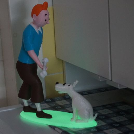 Tintin and Snowy, alfazulu