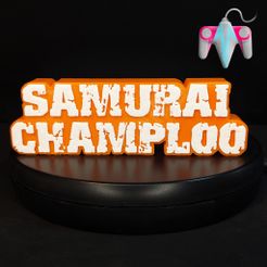 1.jpg Samurai Champloo Plaque Wall/Shelf Decor