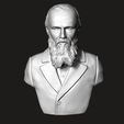 12.jpg Fyodor Dostoevsky bust sculpture 3D print model
