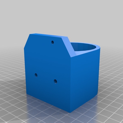 spindle support 52mm prusa i3 3D model