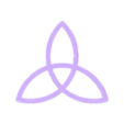 Triquetra.stl Triquetra STL Files, 4 Variations, Trinity Knot with Heart, Triple Knot with Heart