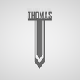 Captura.png THOMAS / NAME / BOOKMARK / GIFT / BOOK / BOOK / SCHOOL / STUDENTS / TEACHER