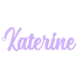 katerine llavero.stl keychain katerine