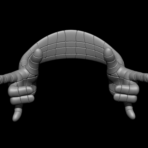 3D Phone Stand – Spider-Man Hands 3D model