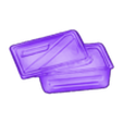 HrmaGUOF.stl Rectangular Food Container with Lid STL 3D CNC Model