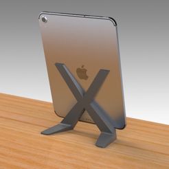 Tablet X Stand (13).jpg Файл STL Tablet X Stand・Шаблон для 3D-печати для загрузки
